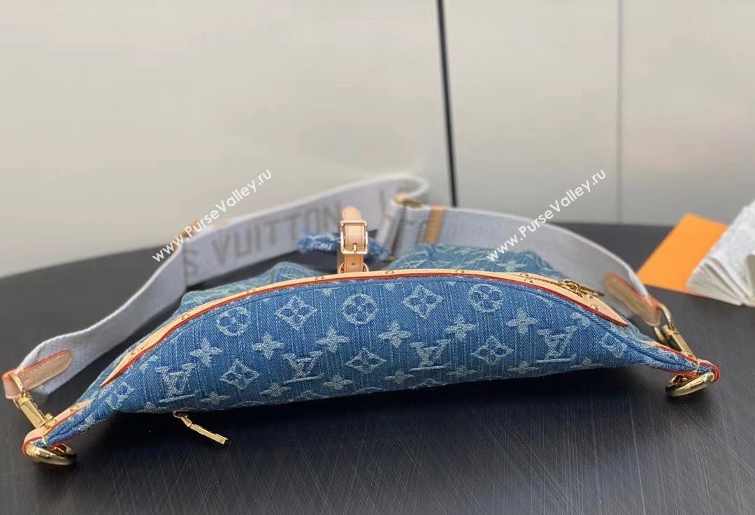 Louis Vuitton Monogram Denim BumBag M46847 2024 (kiki-23122603)