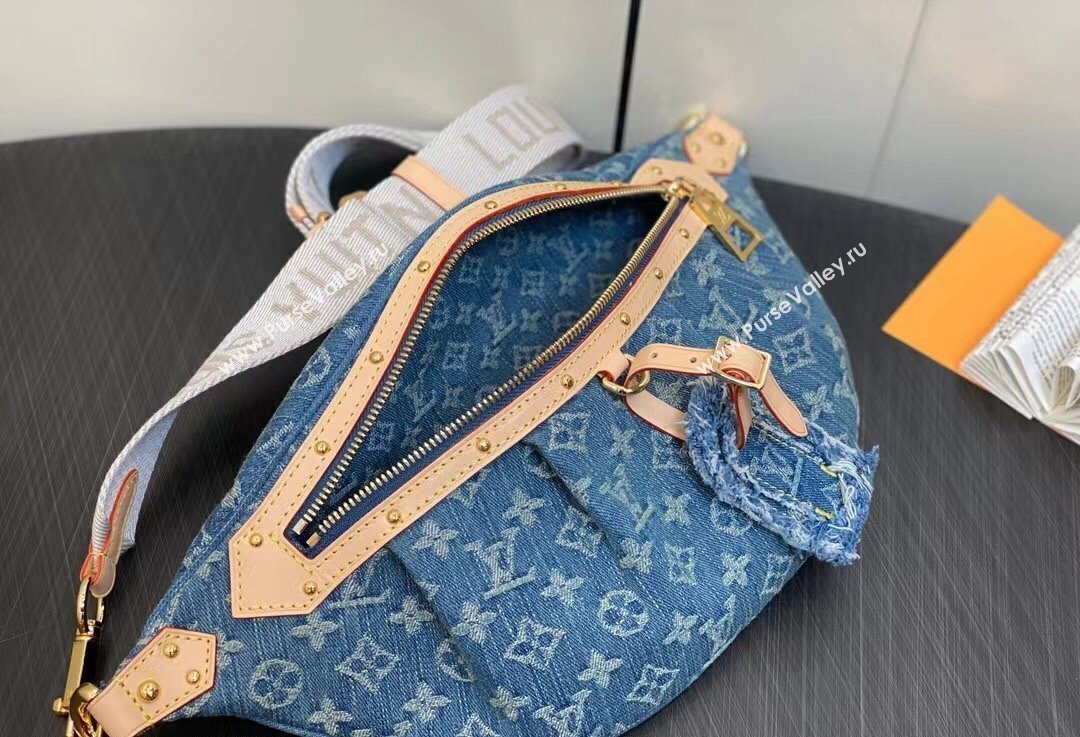 Louis Vuitton Monogram Denim BumBag M46847 2024 (kiki-23122603)