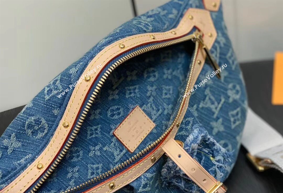 Louis Vuitton Monogram Denim BumBag M46847 2024 (kiki-23122603)