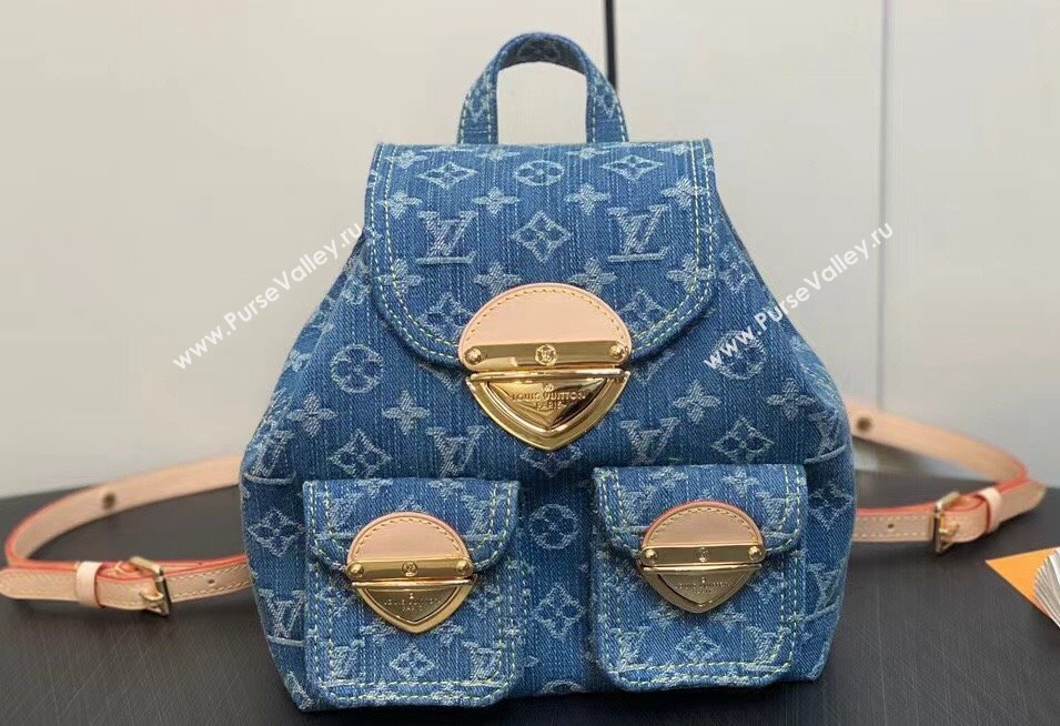 Louis Vuitton Monogram Denim Venice Backpack Bag M46836 2024 (kiki-23122602)