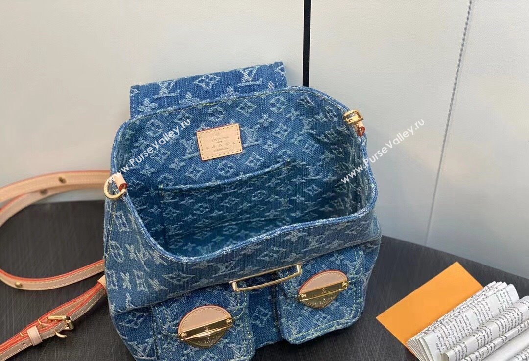Louis Vuitton Monogram Denim Venice Backpack Bag M46836 2024 (kiki-23122602)