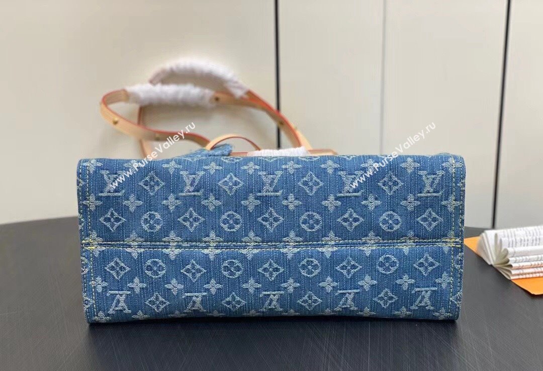 Louis Vuitton Monogram Denim OnTheGo MM Bag M46871 2024 (kiki-23122601)