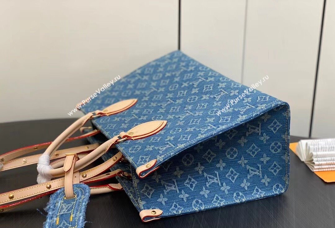 Louis Vuitton Monogram Denim OnTheGo MM Bag M46871 2024 (kiki-23122601)