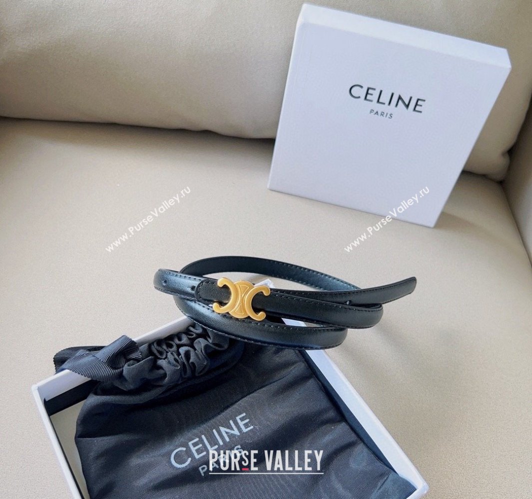 Celine 1.5cm TEEN Triomphe Belt 15 (99belt-231228n15)