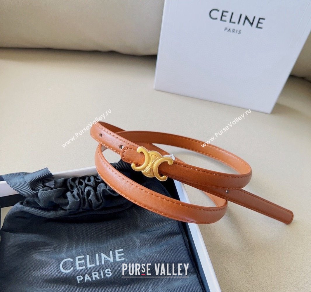 Celine 1.5cm TEEN Triomphe Belt 17 (99belt-231228n17)