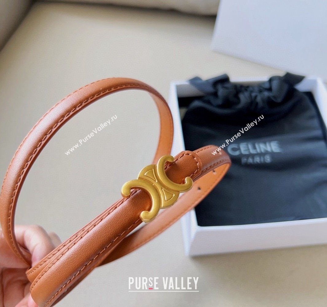 Celine 1.5cm TEEN Triomphe Belt 17 (99belt-231228n17)