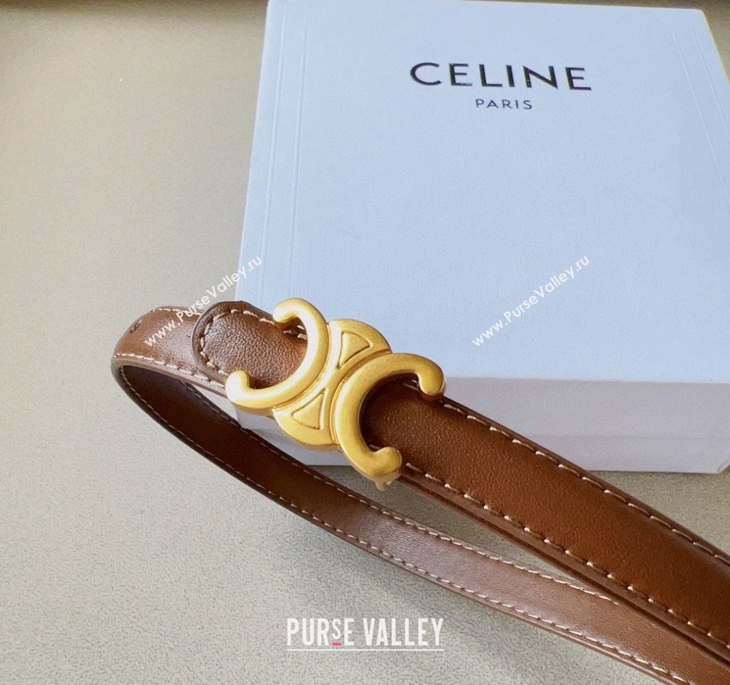 Celine 1.5cm TEEN Triomphe Belt 21 (99belt-231228n21)