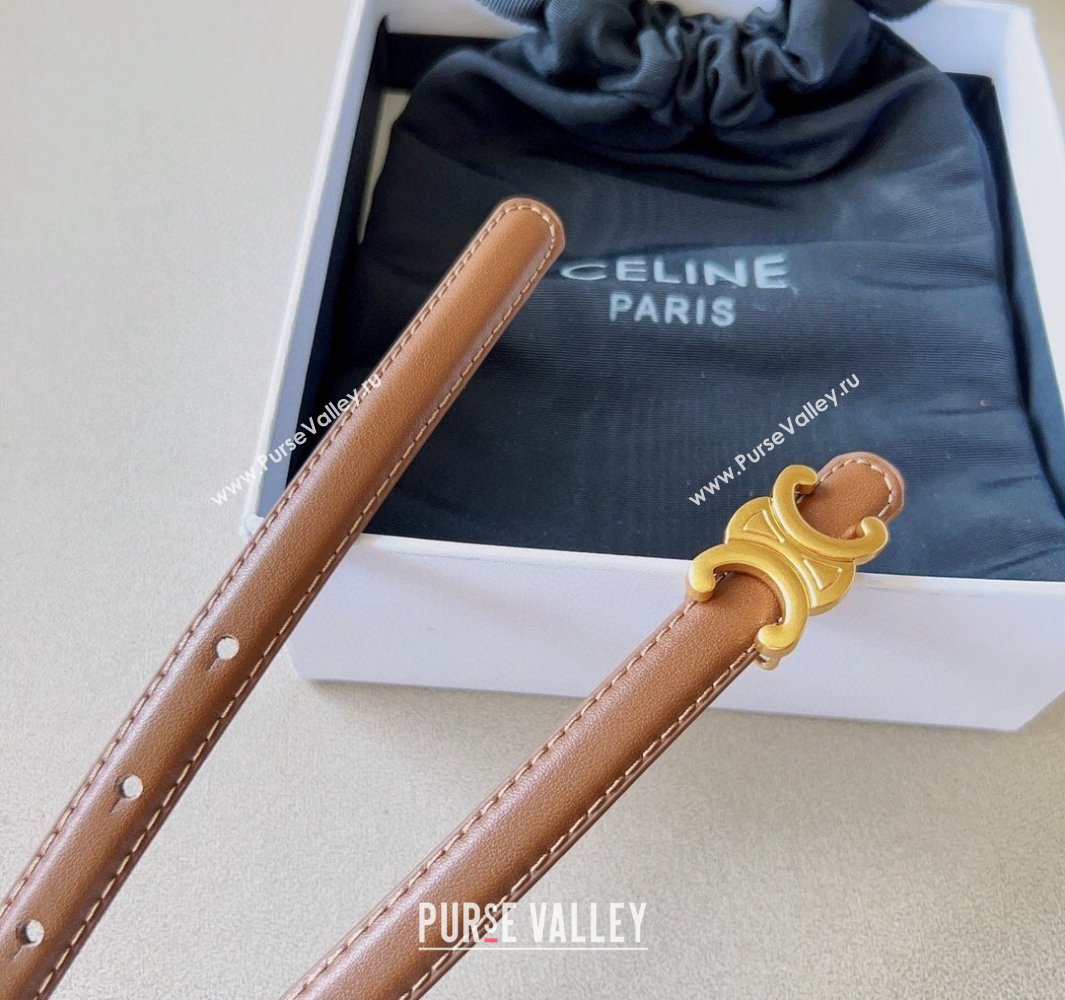 Celine 1.5cm TEEN Triomphe Belt 21 (99belt-231228n21)