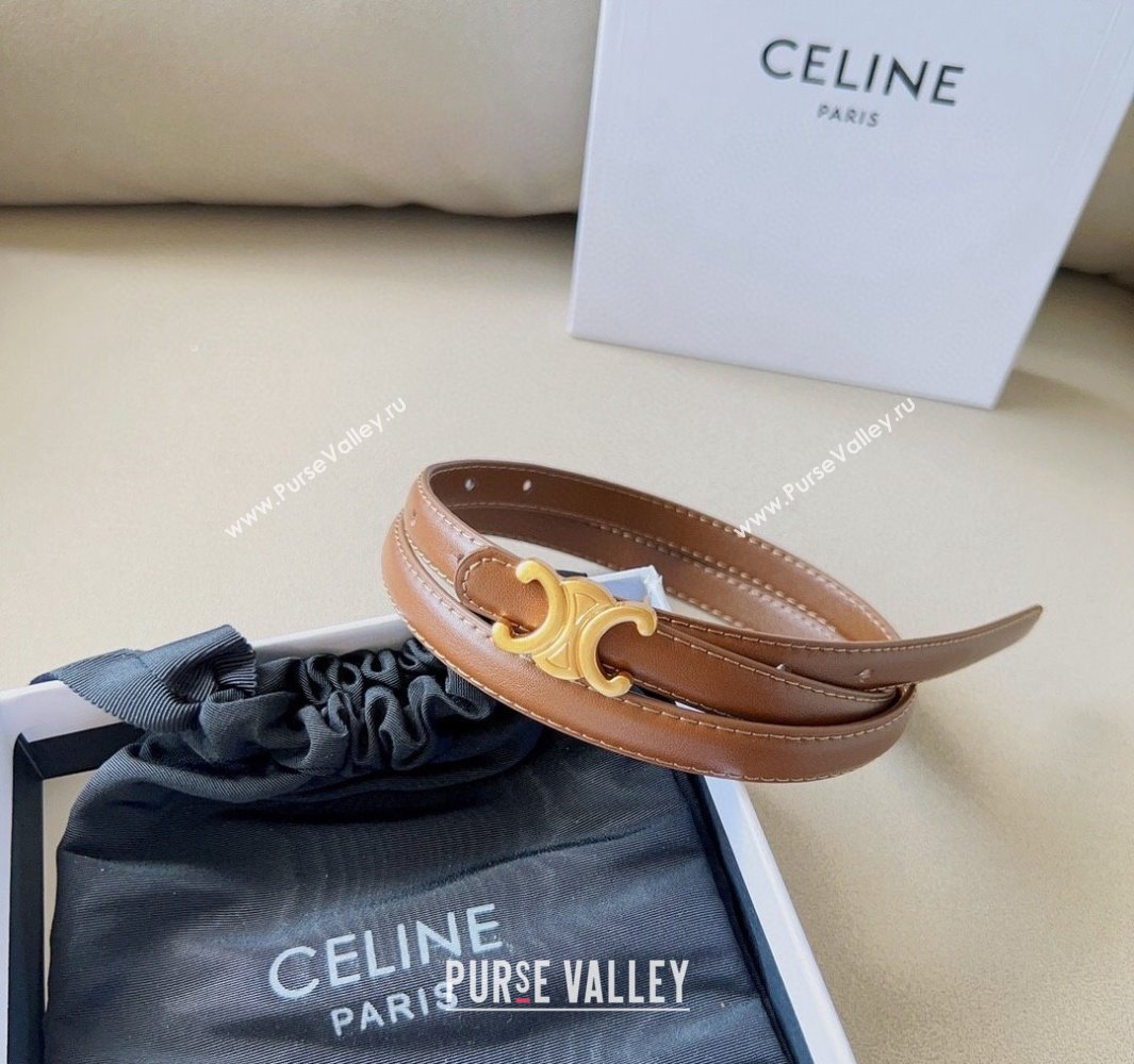 Celine 1.5cm TEEN Triomphe Belt 21 (99belt-231228n21)