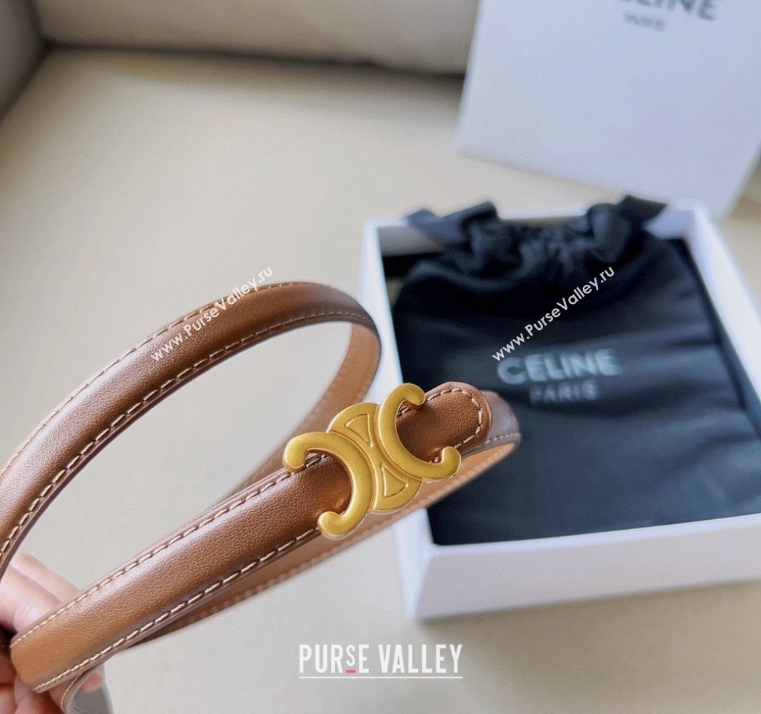 Celine 1.5cm TEEN Triomphe Belt 21 (99belt-231228n21)