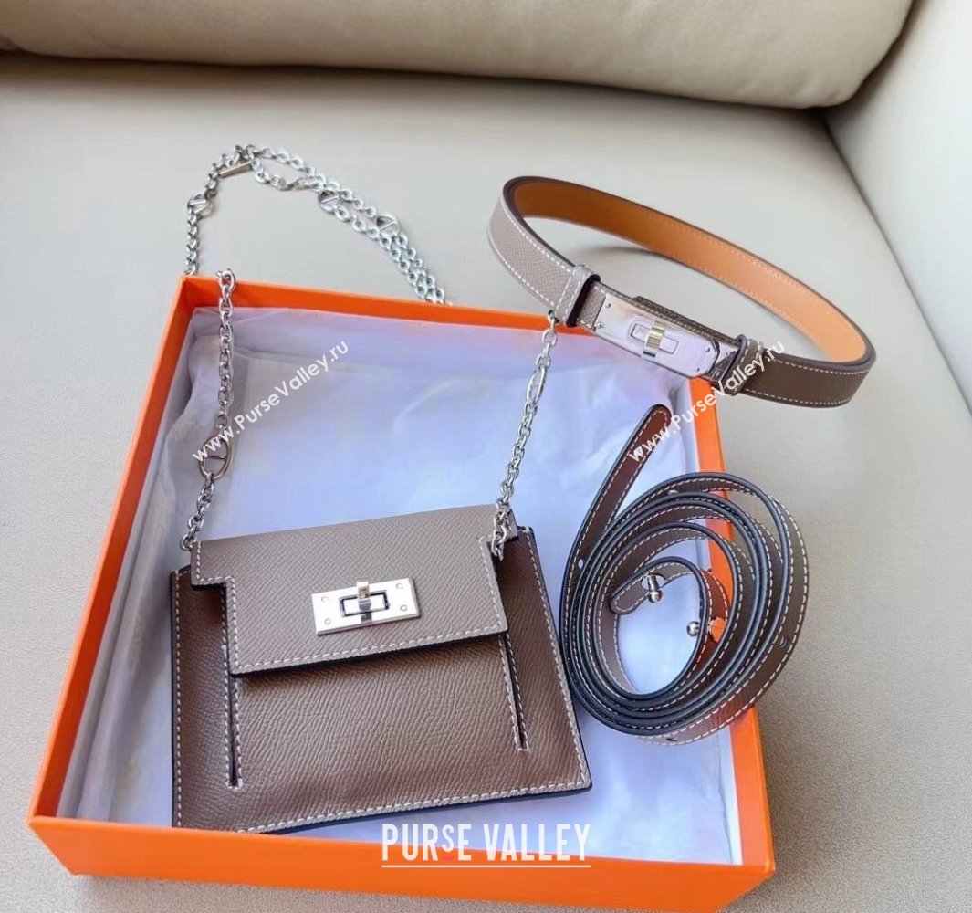 Hermes Kelly Belt bag in Epsom Leather 10 (99belt-231228h50)