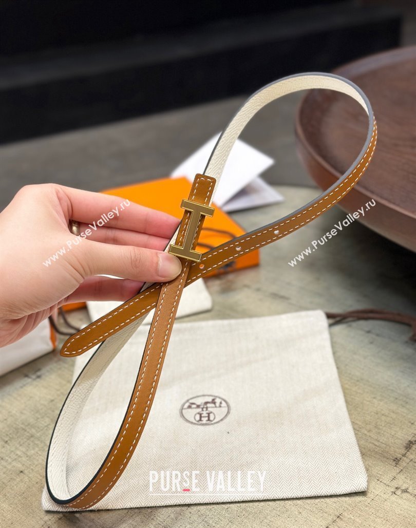 Hermes Focus belt buckle Reversible leather strap 13 mm 14 (99belt-231228v44)