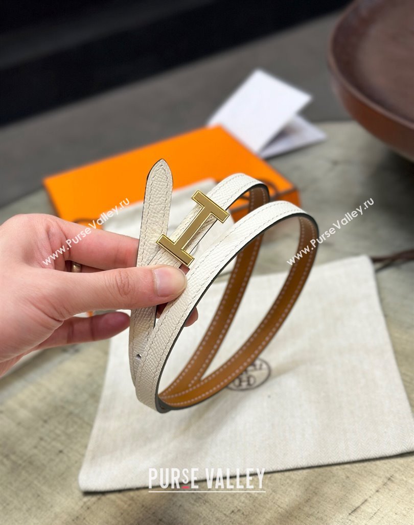 Hermes Focus belt buckle Reversible leather strap 13 mm 14 (99belt-231228v44)