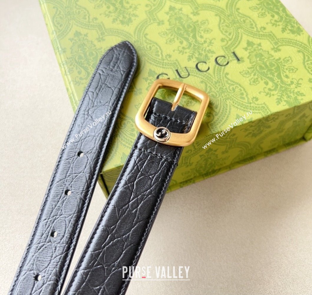 Gucci Width 3cm Belt with rectangular buckle 768409 05 (99belt-231228p85)