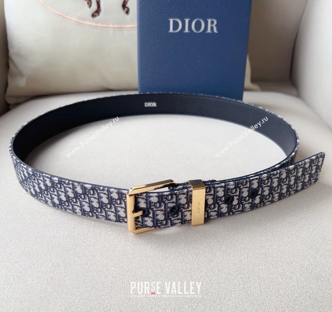 Dior Width 3.5cm Essentials Belt in Dior Oblique Jacquard 03 (99belt-231228c63)