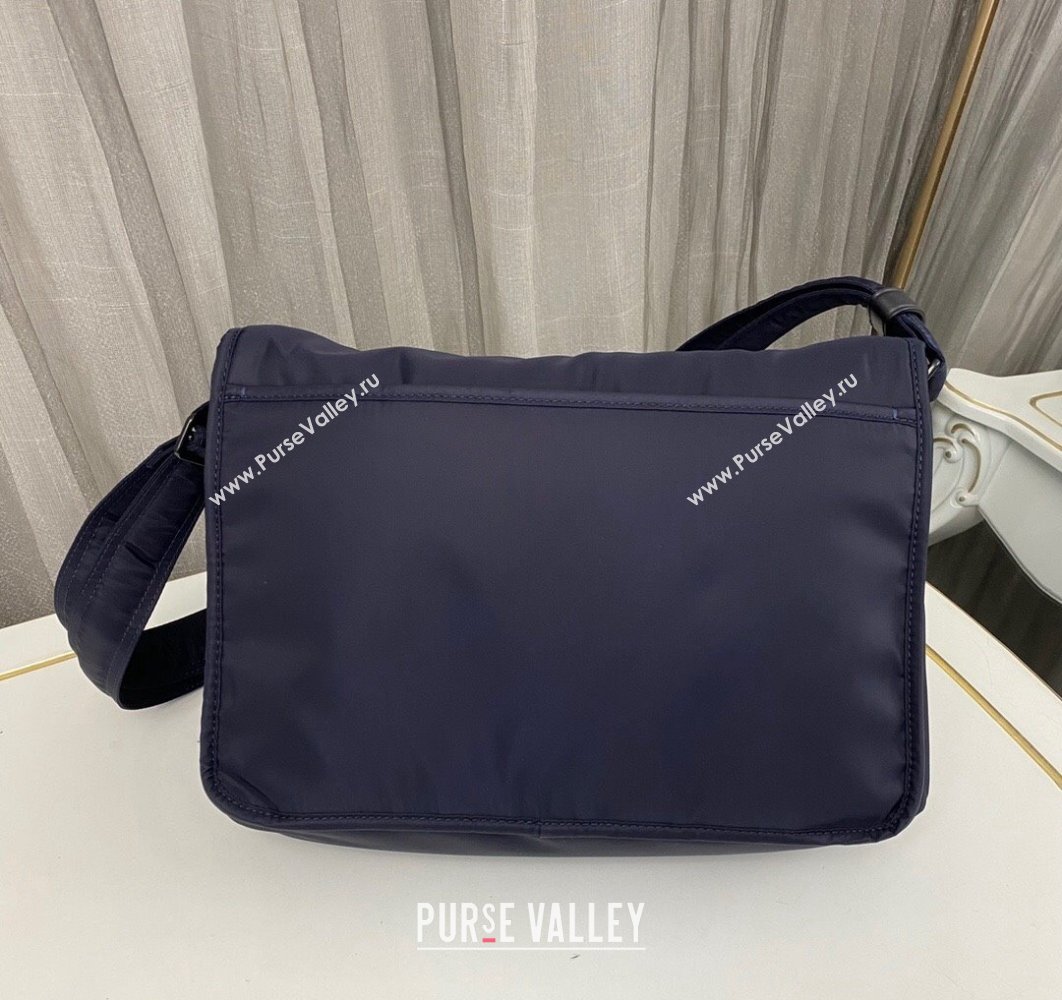 Saint Laurent niki messenger Bag in econyl® 757146 Blue (nana-24011067)