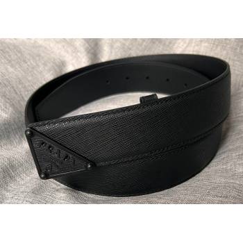 Prada Width 4cm Saffiano leather belt 240102 19 (99belt-231228p19)