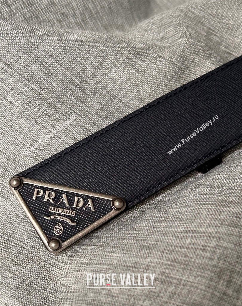 Prada Width 4cm Saffiano leather belt 240102 20 (99belt-231228p20)