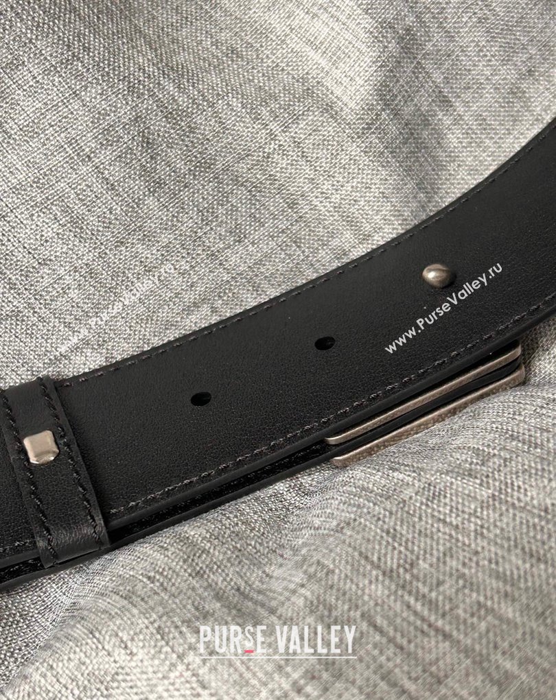 Prada Width 4cm Saffiano leather belt 240102 20 (99belt-231228p20)