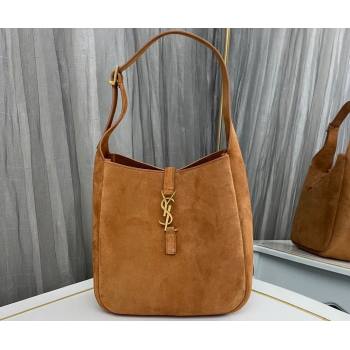 Saint Laurent le 5 à 7 supple small Bag in Suede 713938 Brown (nana-24011054)