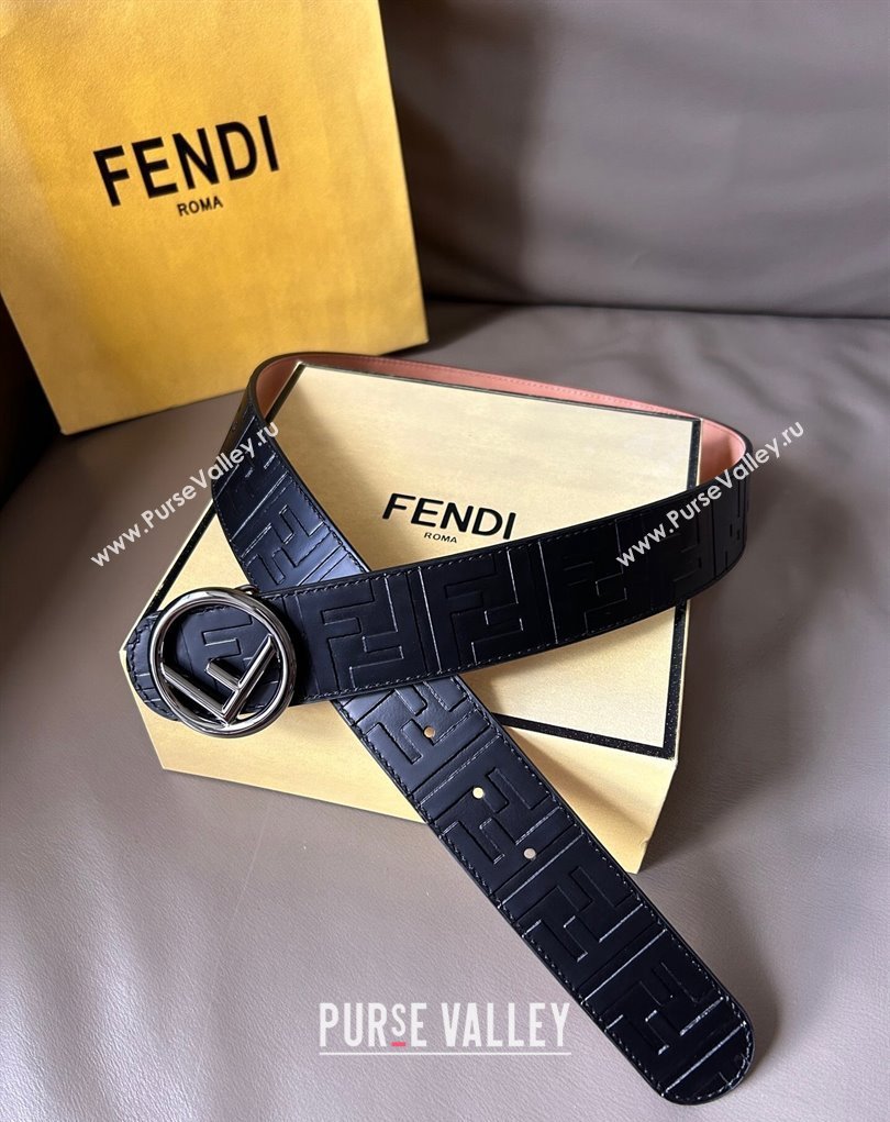 Fendi Width 4cm F is Fendi leather Belt 01 (99belt-231228f14)