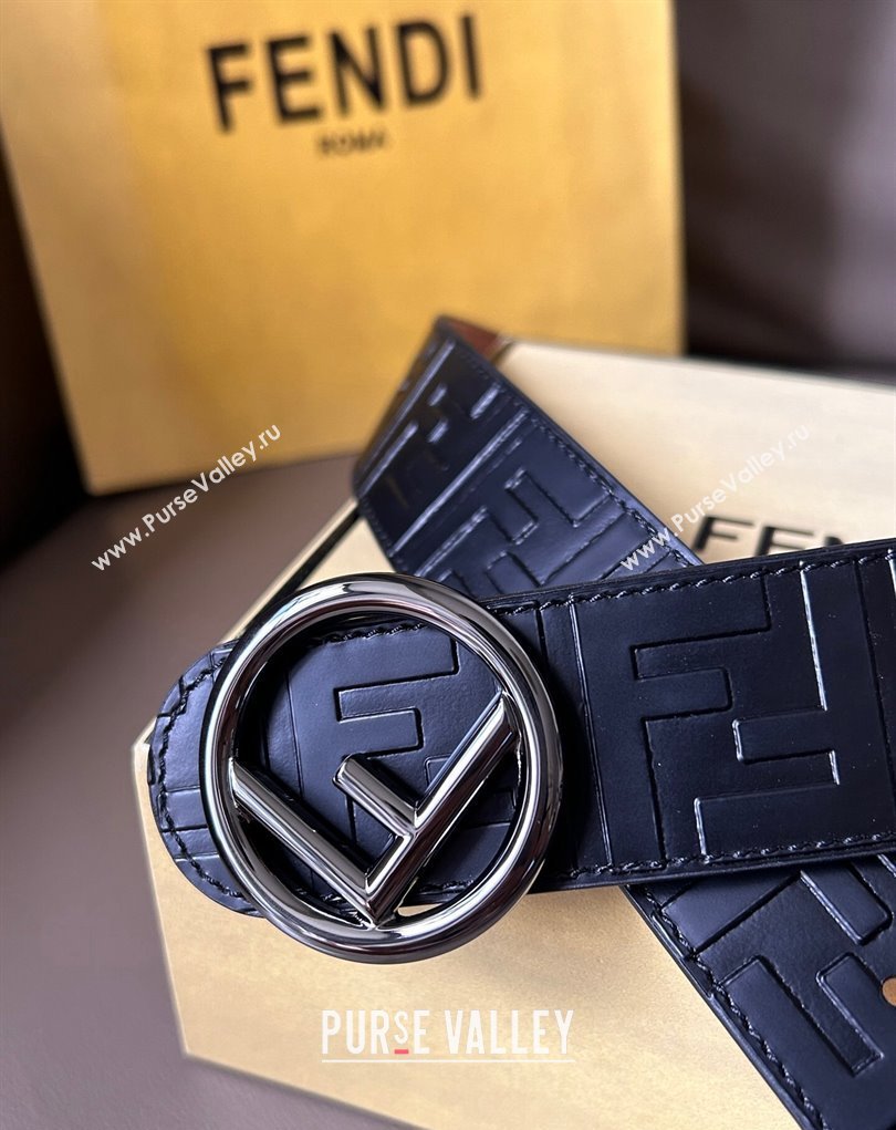 Fendi Width 4cm F is Fendi leather Belt 01 (99belt-231228f14)