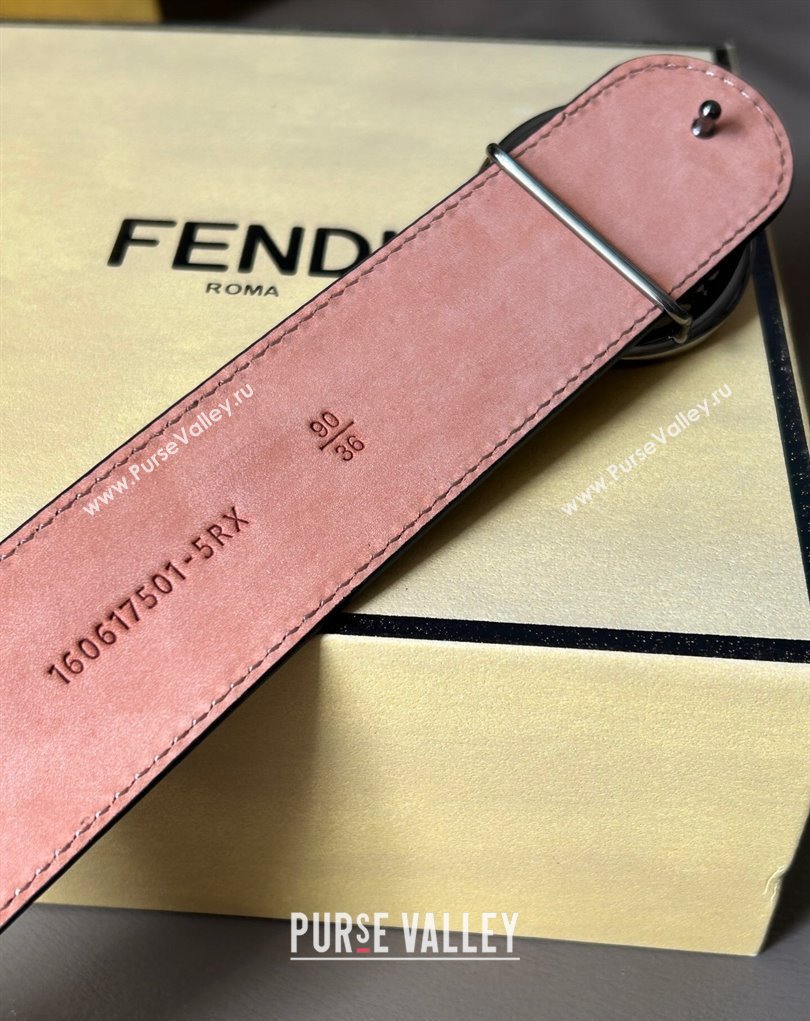 Fendi Width 4cm F is Fendi leather Belt 01 (99belt-231228f14)