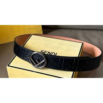 Fendi Width 4cm F is Fendi leather Belt 01 (99belt-231228f14)
