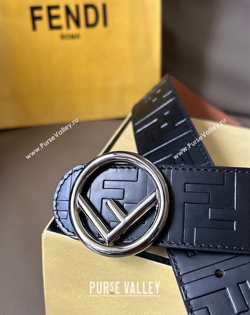 Fendi Width 4cm F is Fendi leather Belt 02 (99belt-231228f15)