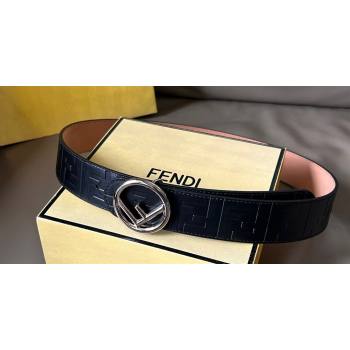 Fendi Width 4cm F is Fendi leather Belt 02 (99belt-231228f15)