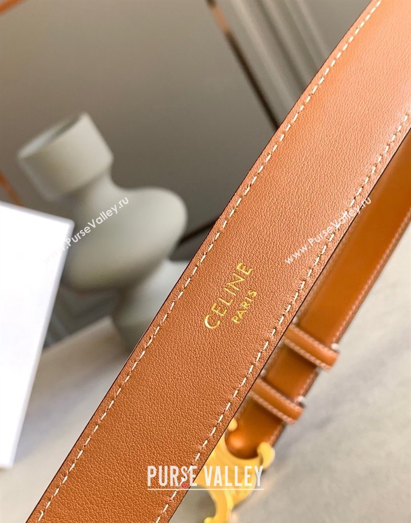 Celine 2.5cm Medium Triomphe Belt 17 (99belt-23122867)