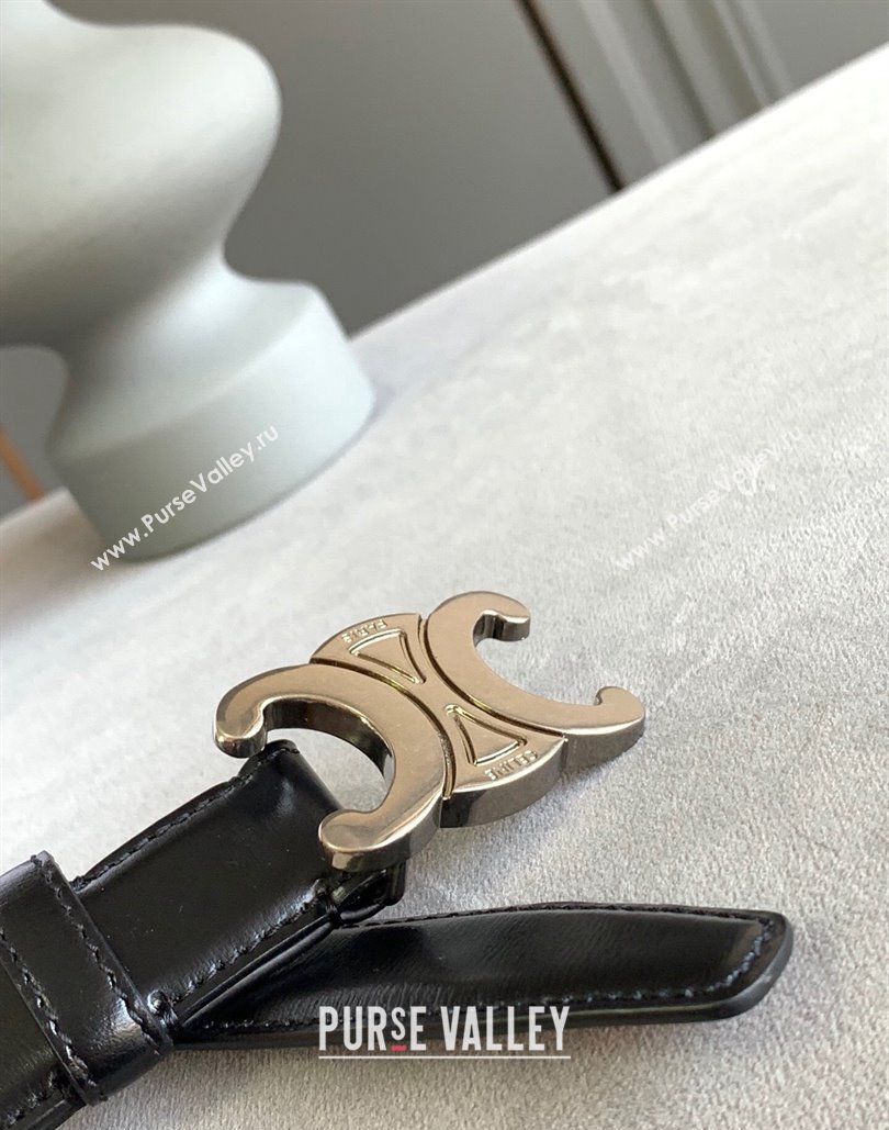 Celine 2.5cm Medium Triomphe Belt 18 (99belt-23122868)