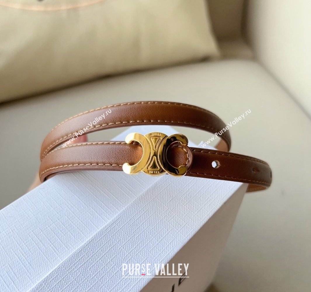 Celine 1.5cm TEEN Triomphe Belt 12 (99belt-231228n12)