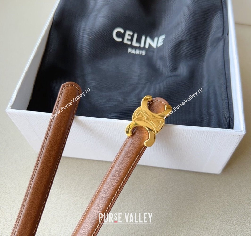 Celine 1.5cm TEEN Triomphe Belt 12 (99belt-231228n12)