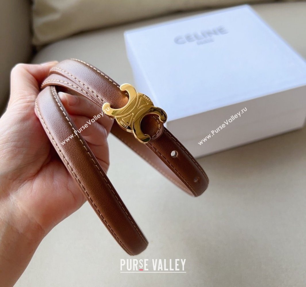 Celine 1.5cm TEEN Triomphe Belt 12 (99belt-231228n12)