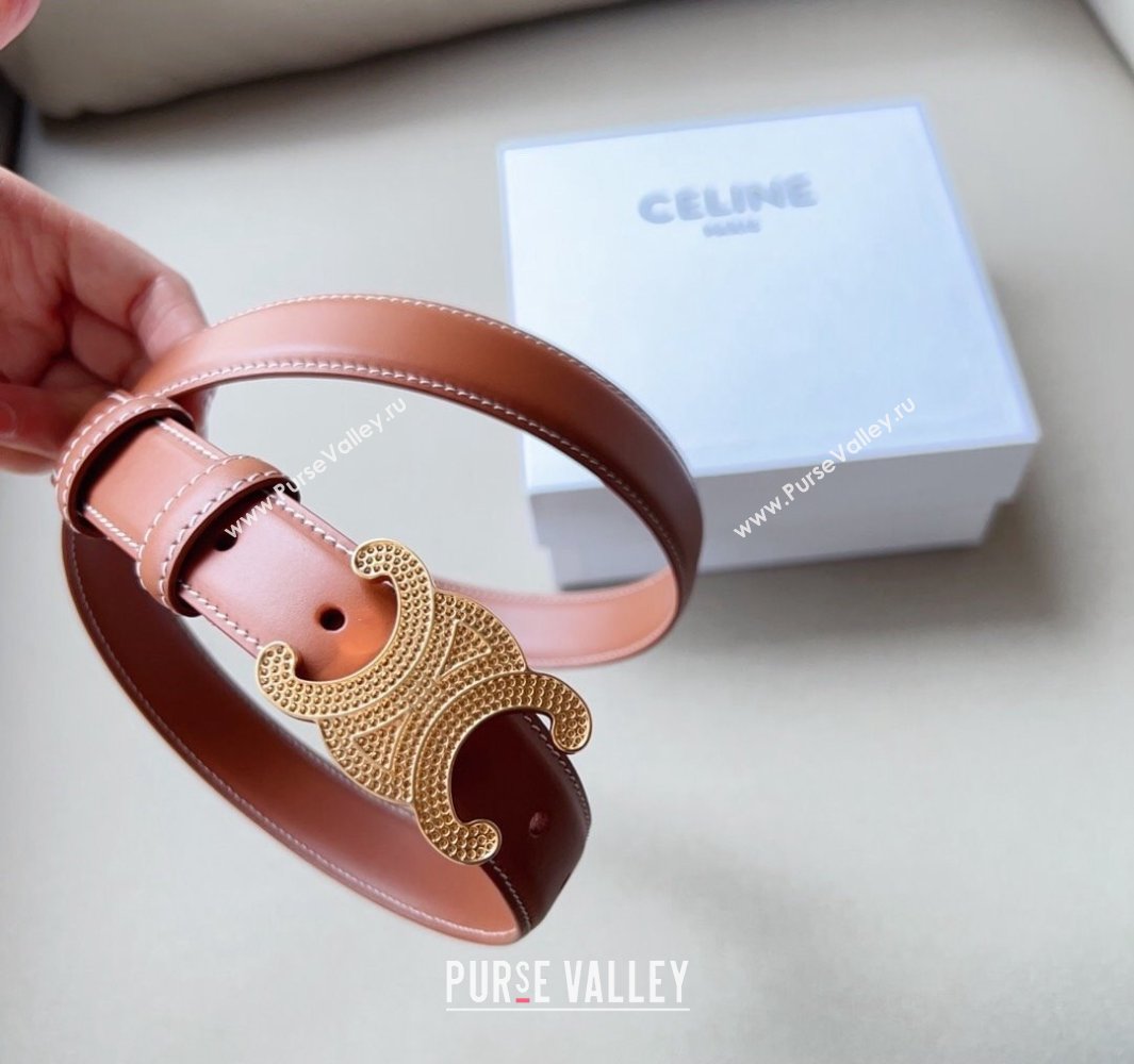 Celine 2.5cm Medium Triomphe Belt 03 (99belt-23122853)