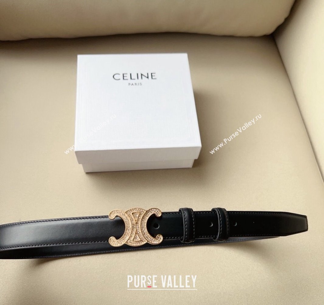 Celine 2.5cm Medium Triomphe Belt 07 (99belt-23122857)