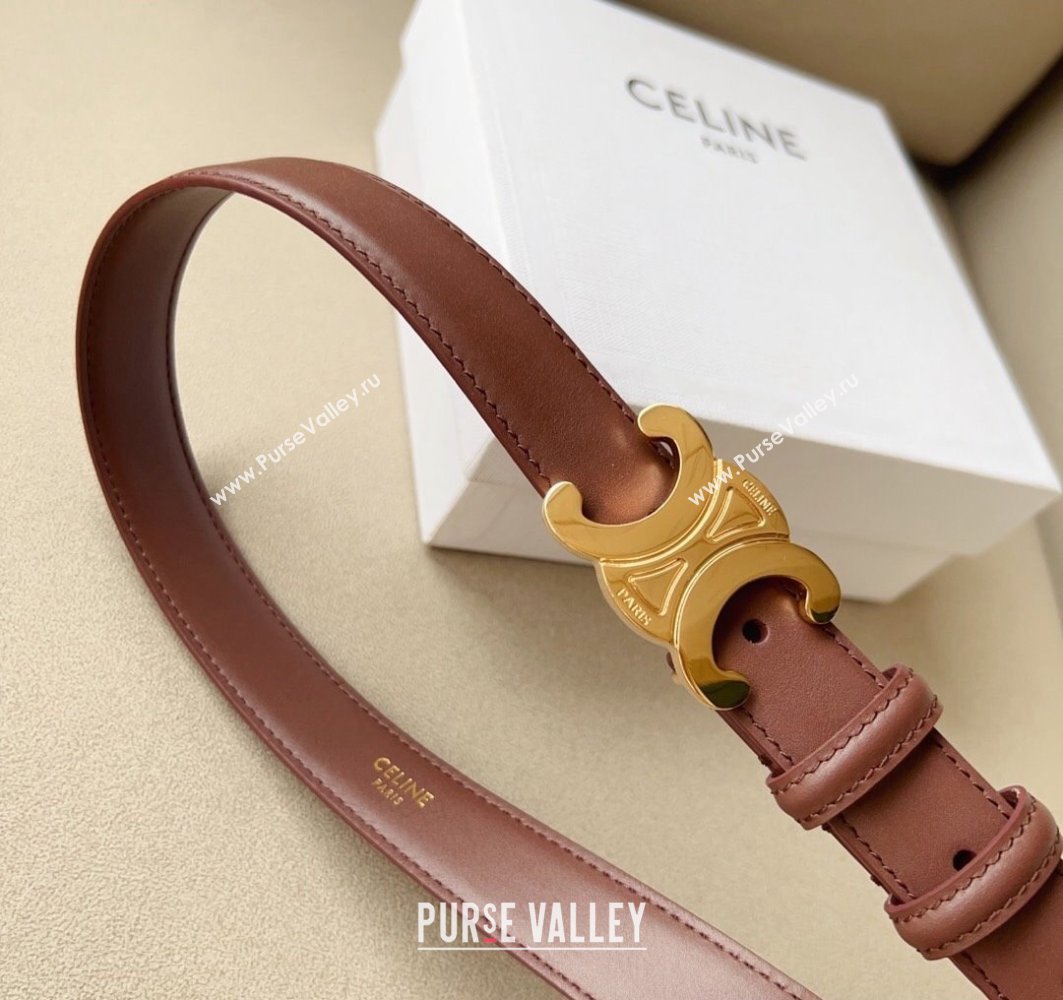 Celine 2.5cm Medium Triomphe Belt 14 (99belt-23122864)