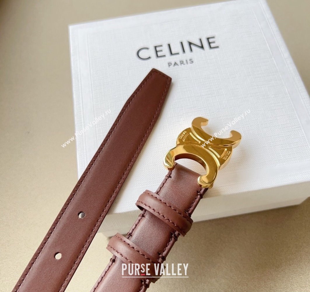 Celine 2.5cm Medium Triomphe Belt 14 (99belt-23122864)