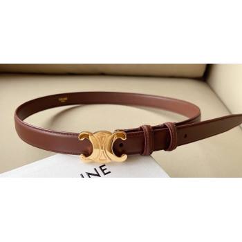 Celine 2.5cm Medium Triomphe Belt 14 (99belt-23122864)