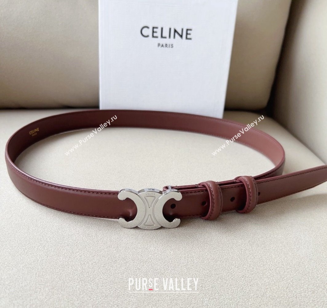 Celine 2.5cm Medium Triomphe Belt 15 (99belt-23122865)