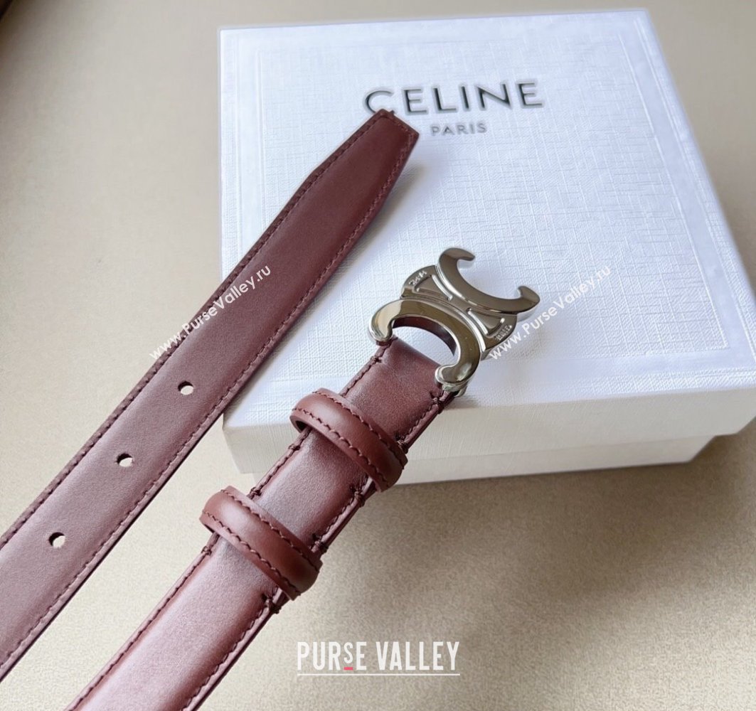 Celine 2.5cm Medium Triomphe Belt 15 (99belt-23122865)