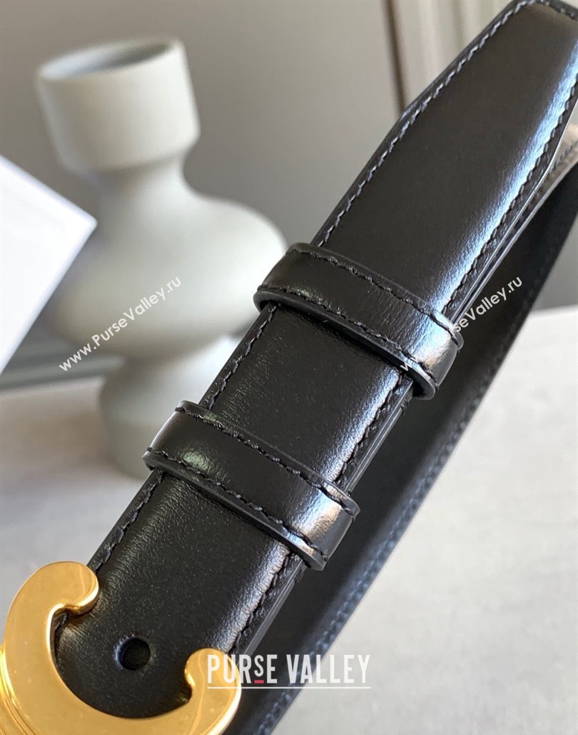 Celine 2.5cm Medium Triomphe Belt 16 (99belt-23122866)