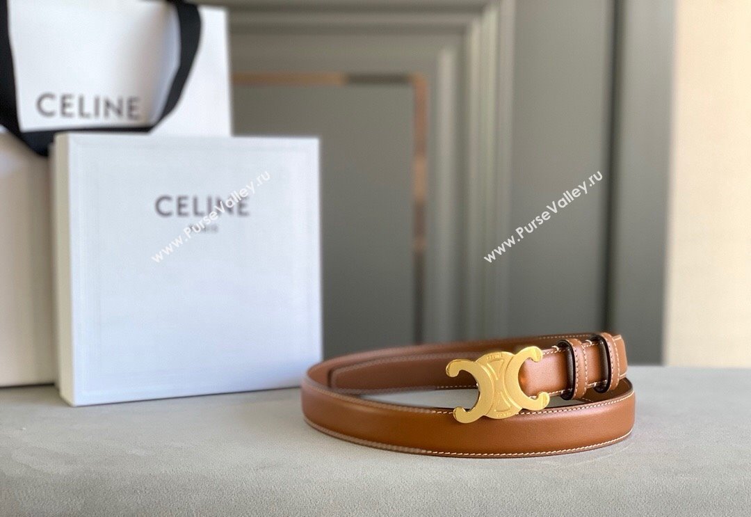 Celine 2.5cm Medium Triomphe Belt 17 (99belt-23122867)