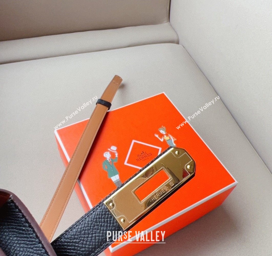 Hermes Kelly Pocket Multicolore 18 belt 02 (99belt-231228h52)