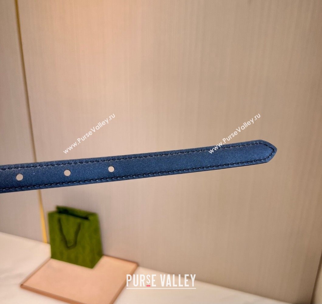 Gucci Width 1.5cm Thin belt with Interlocking G buckle 751556 Black/Gold (99belt-231228p55)