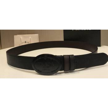 Prada Width 3.4cm leather belt 240102 10 (99belt-231228p10)