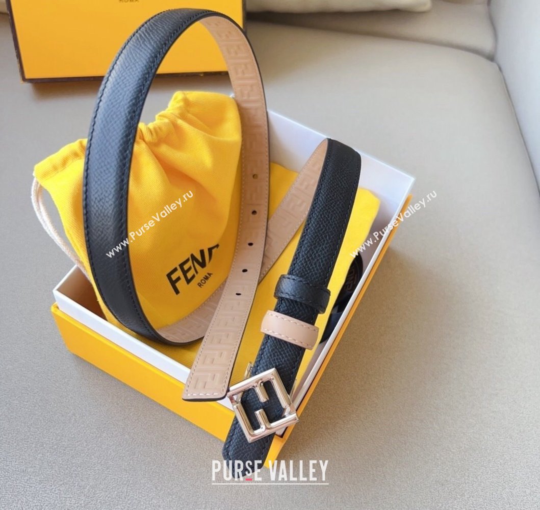 Fendi Width 2cm FF Diamonds leather Reversible Belt 02 (99belt-231228f22)