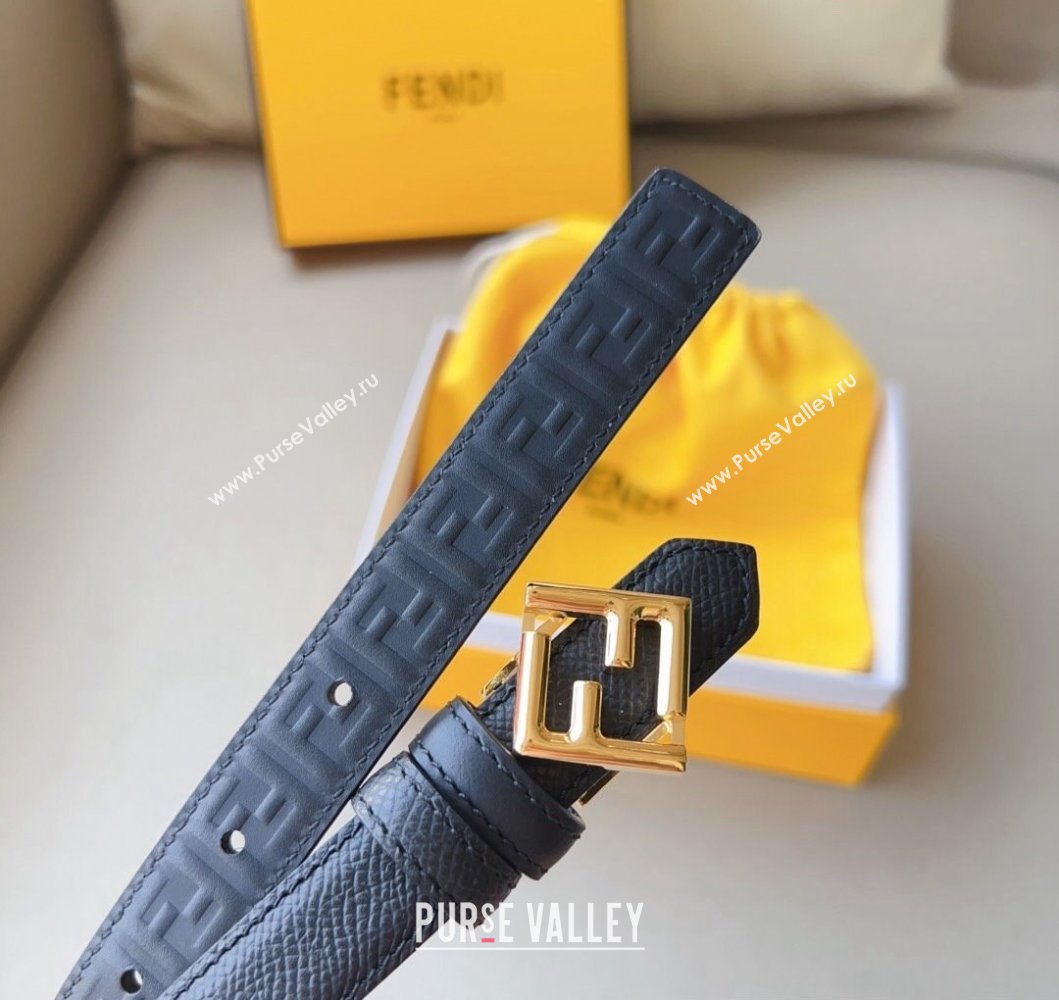 Fendi Width 2cm FF Diamonds leather Reversible Belt 05 (99belt-231228f25)