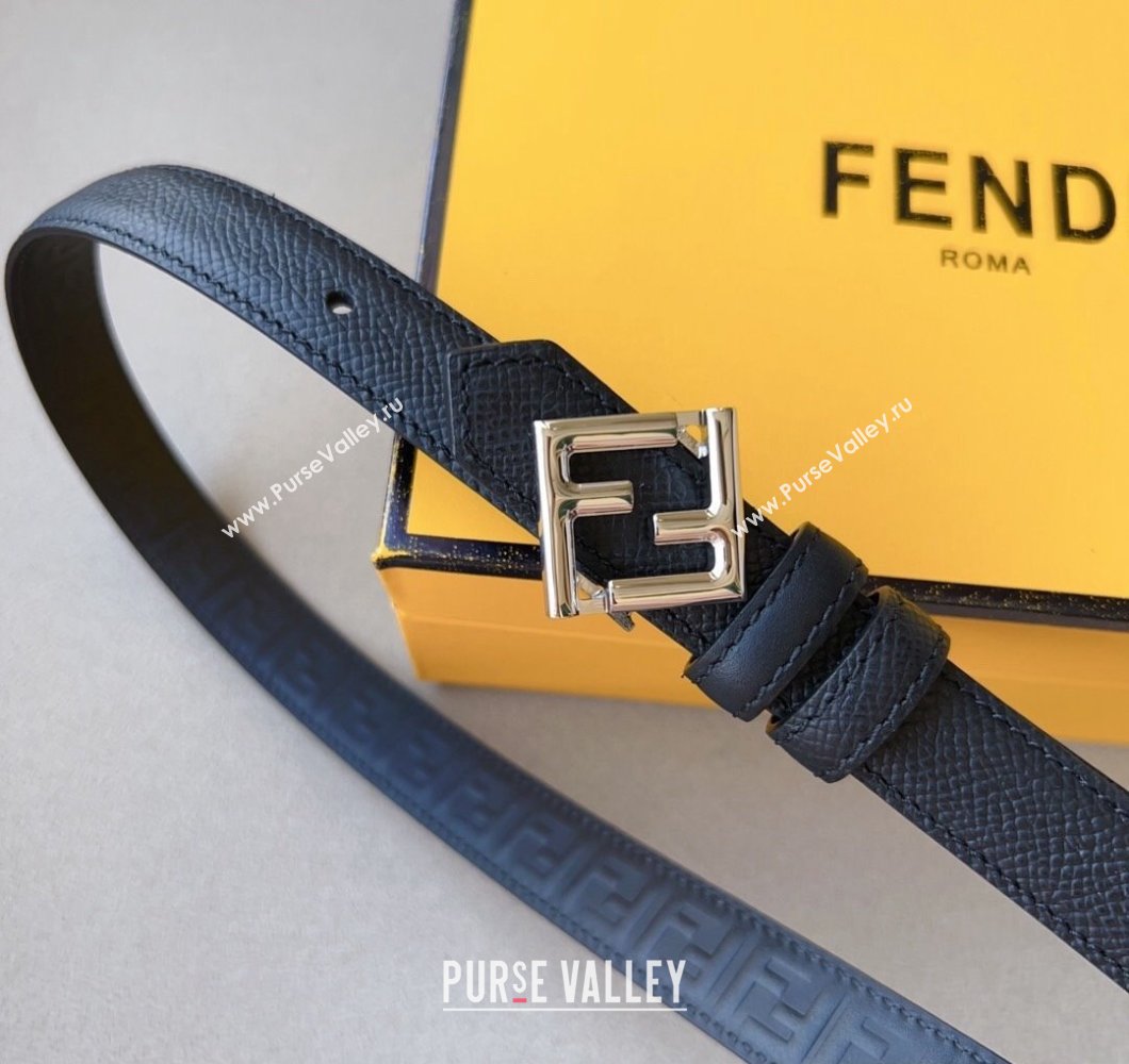 Fendi Width 2cm FF Diamonds leather Reversible Belt 10 (99belt-231228f30)